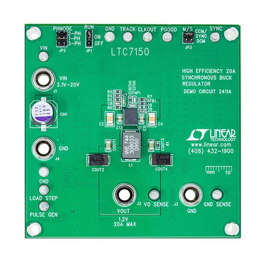 ANALOG DEVICES DC2411A Demonstration Board, LTC7150SEY#PBF, Synchronous Buck Regulator - Image 2