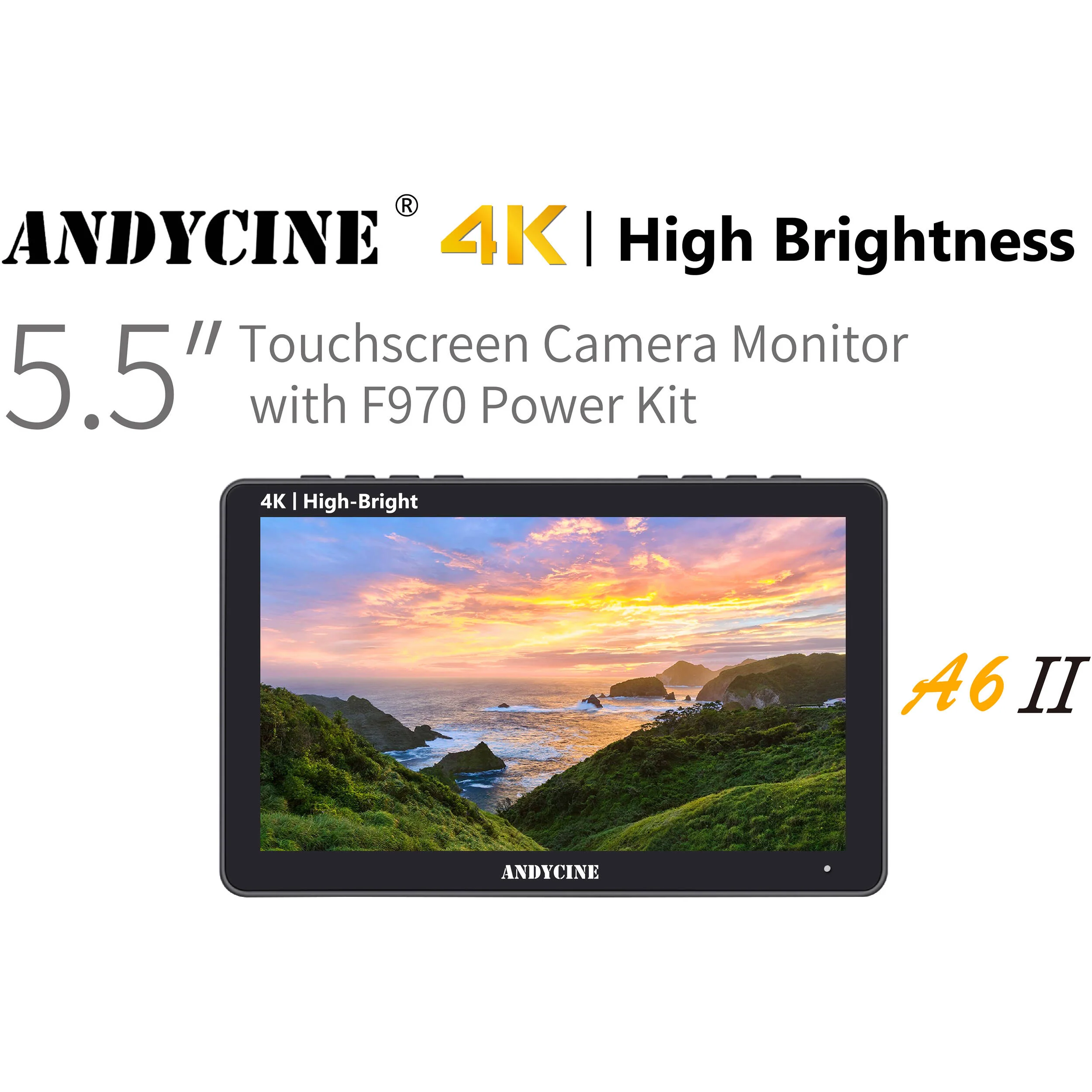 ANDYCINE A6 II 5.5" High-Brightness 4K HDMI Touchscreen Monitor - Image 4