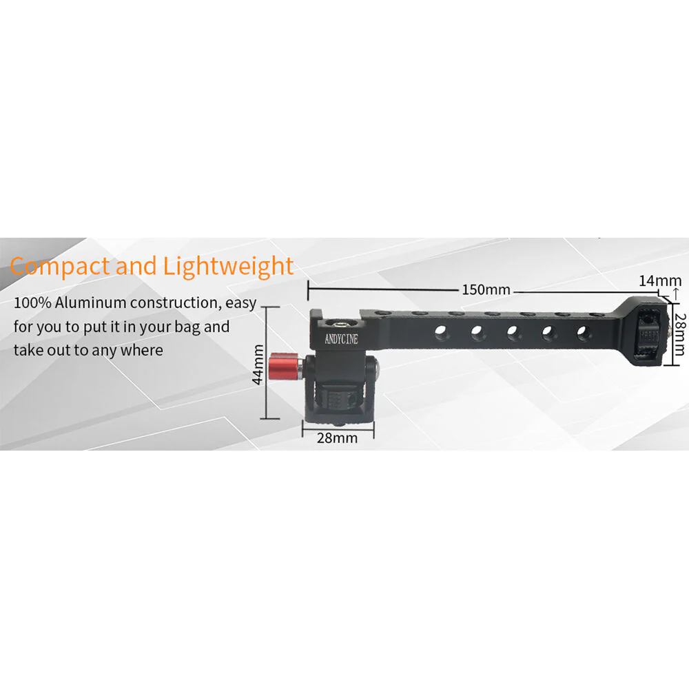 ANDYCINE Adjustable Monitor Mount for Zhiyun-Tech CRANE 3 & WEEBILL S/LAB - Image 3