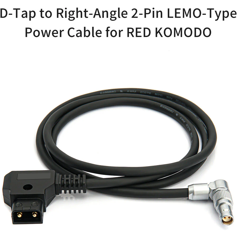 ANDYCINE D-Tap to Right-Angle 2-Pin LEMO-Type Power Cable for RED KOMODO - Image 4