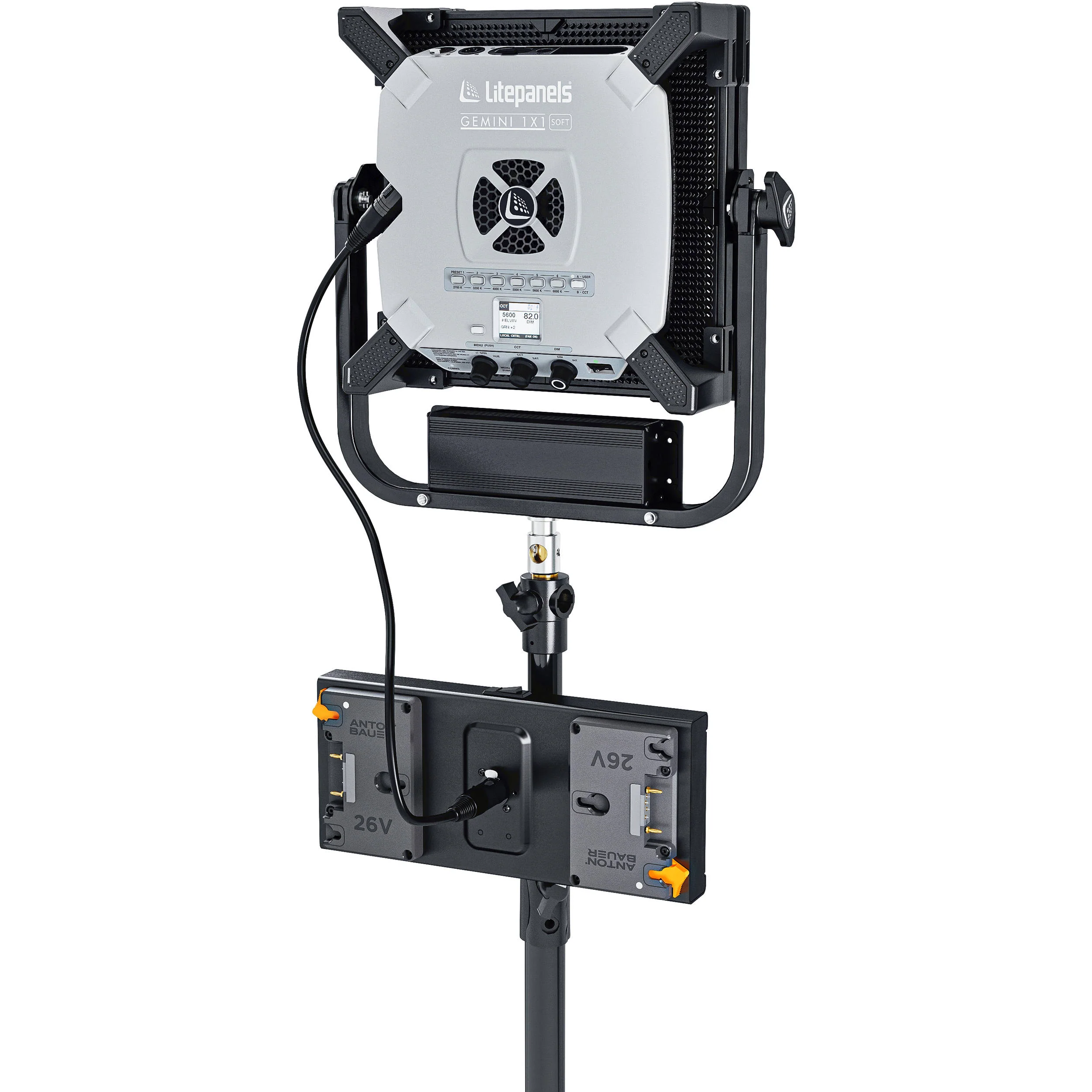 Anton Bauer 26V Dual Mounting Plate for Litepanels Gemini Series (Gold Mount Plus) - Image 4