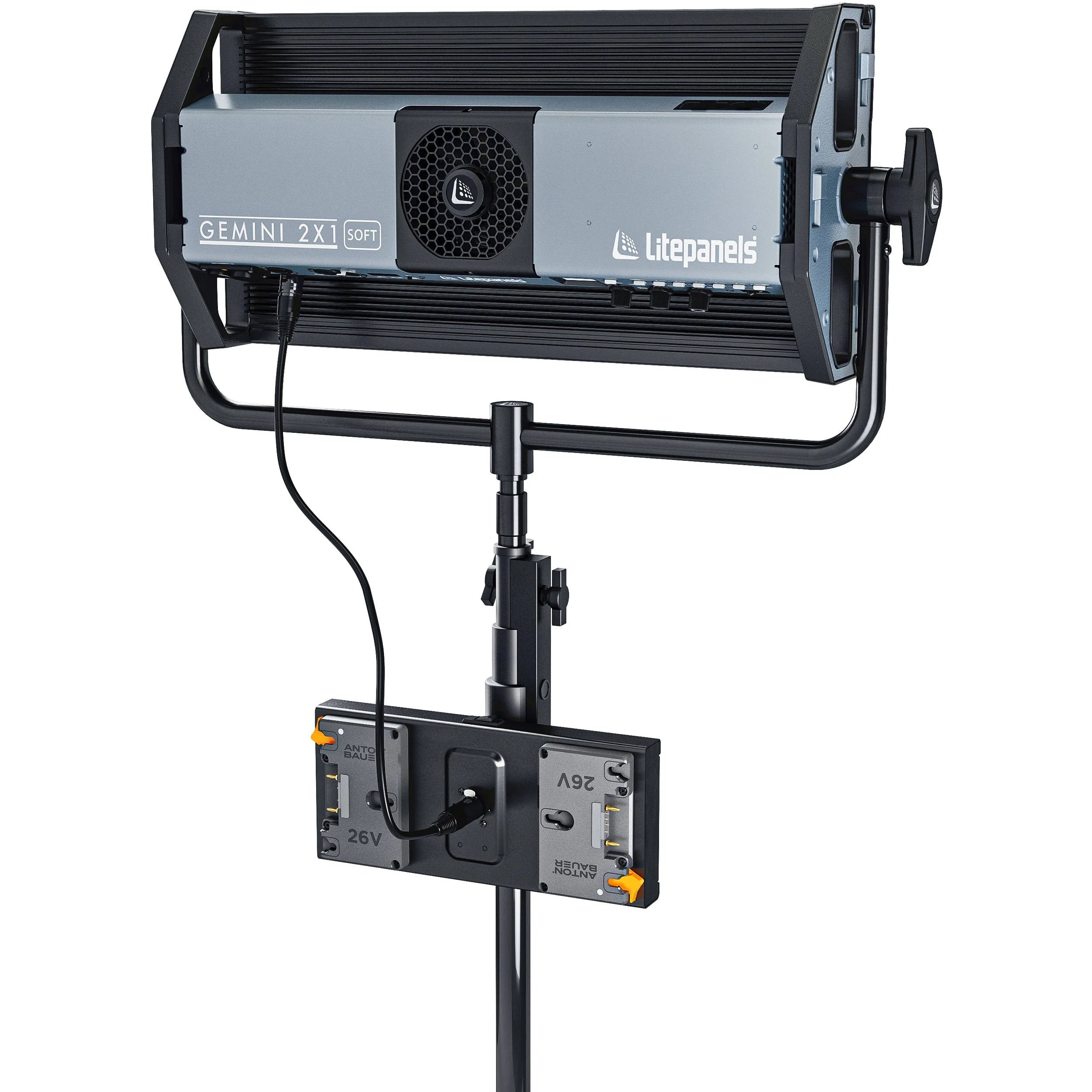 Anton Bauer 26V Dual Mounting Plate for Litepanels Gemini Series (Gold Mount Plus) - Image 7
