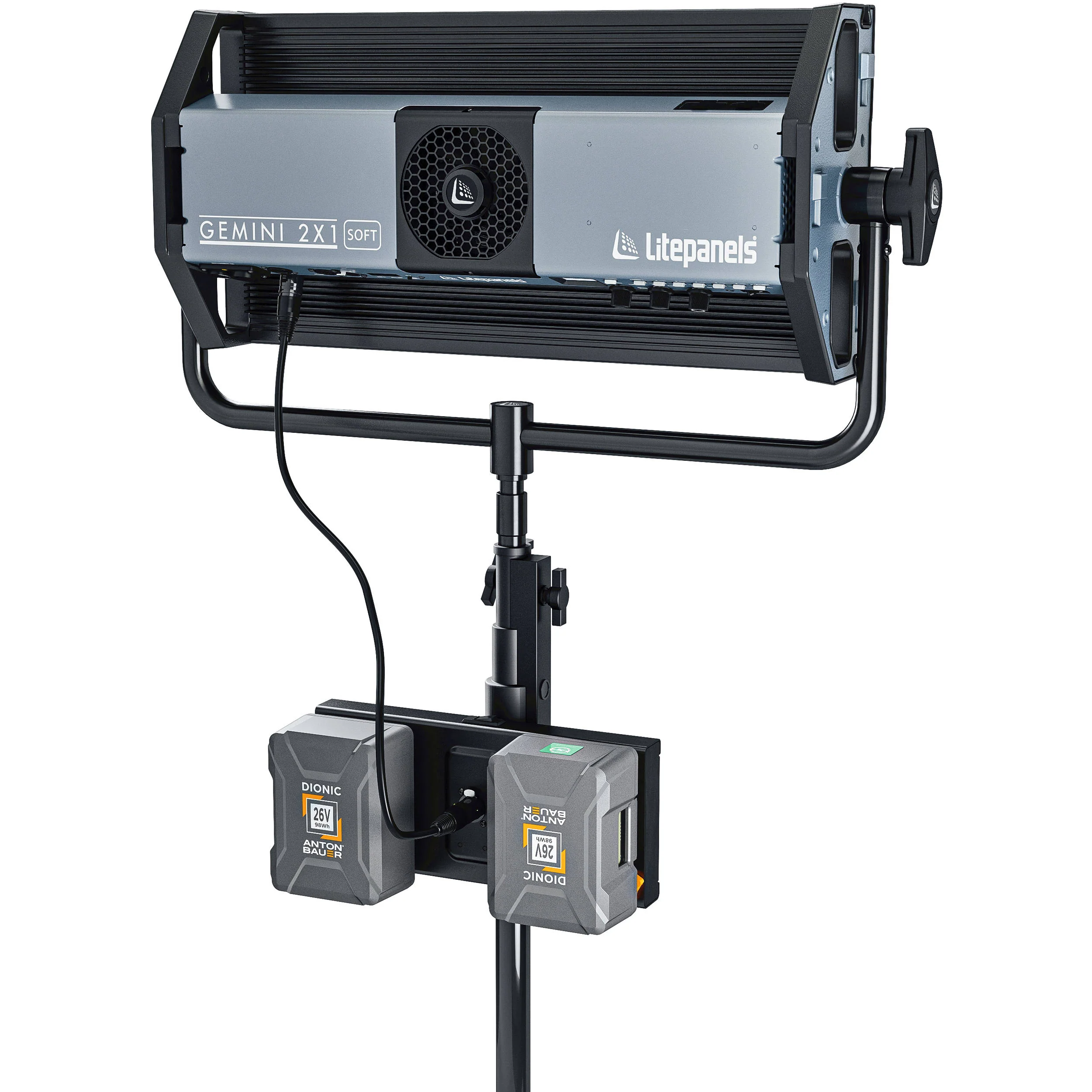 Anton Bauer 26V Dual Mounting Plate for Litepanels Gemini Series (Gold Mount Plus) - Image 8