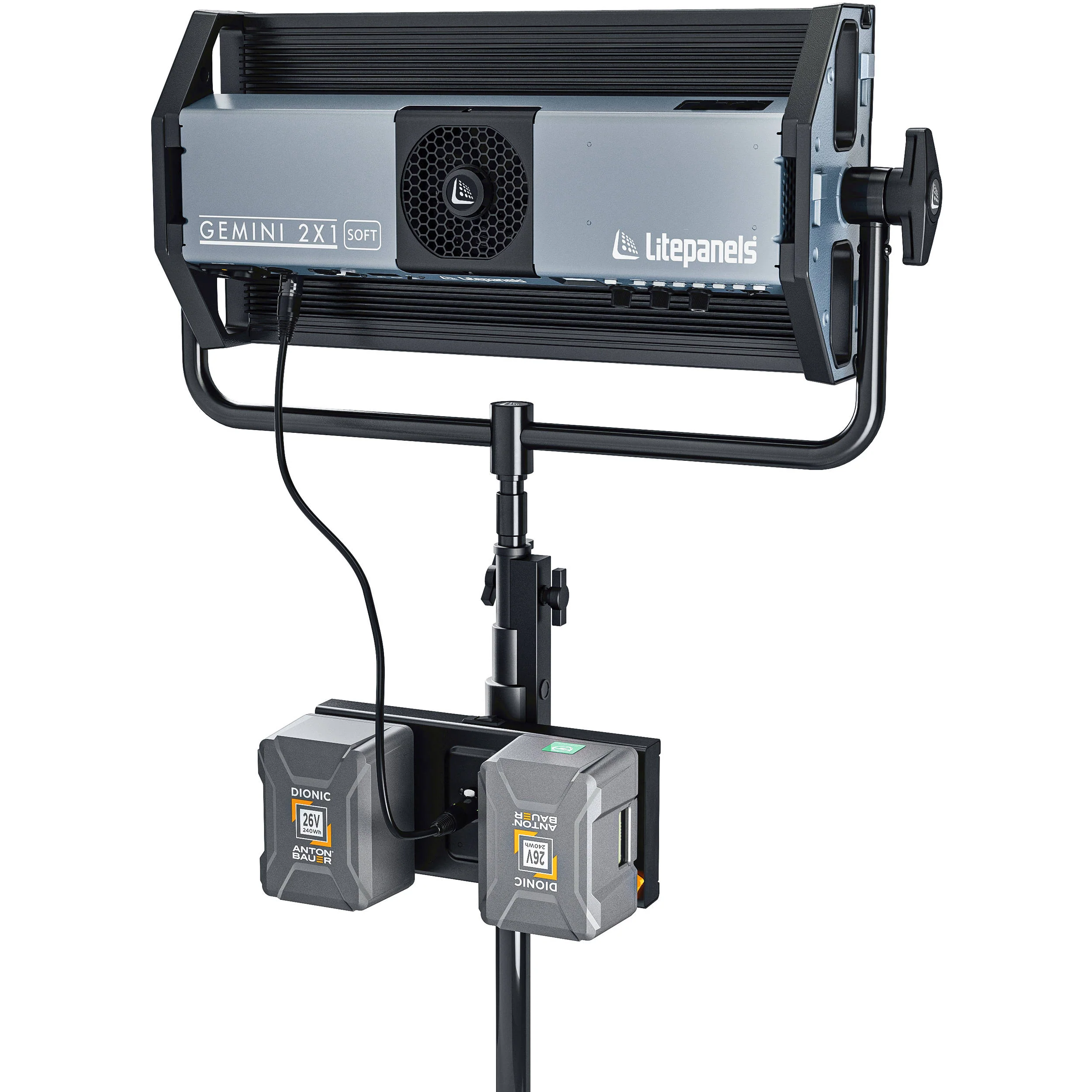 Anton Bauer 26V Dual Mounting Plate for Litepanels Gemini Series (Gold Mount Plus) - Image 9