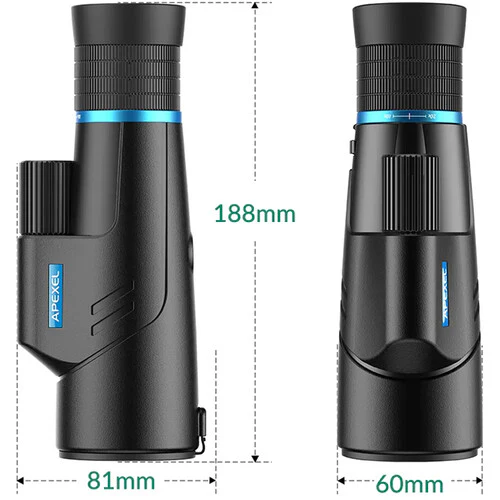 Apexel 10-20x50 Zoom Monocular Telescope - Image 5