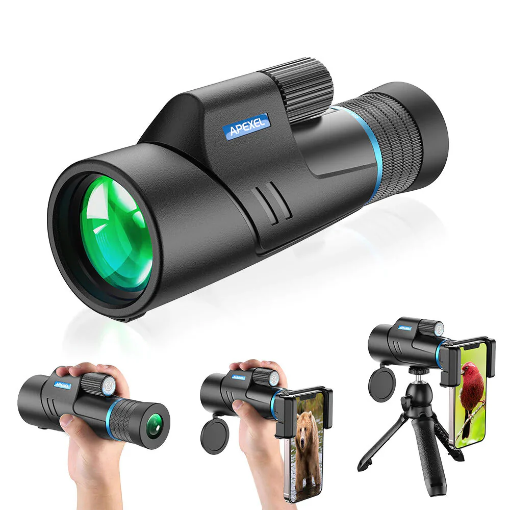 Apexel 10-20x50 Zoom Monocular Telescope - Image 6