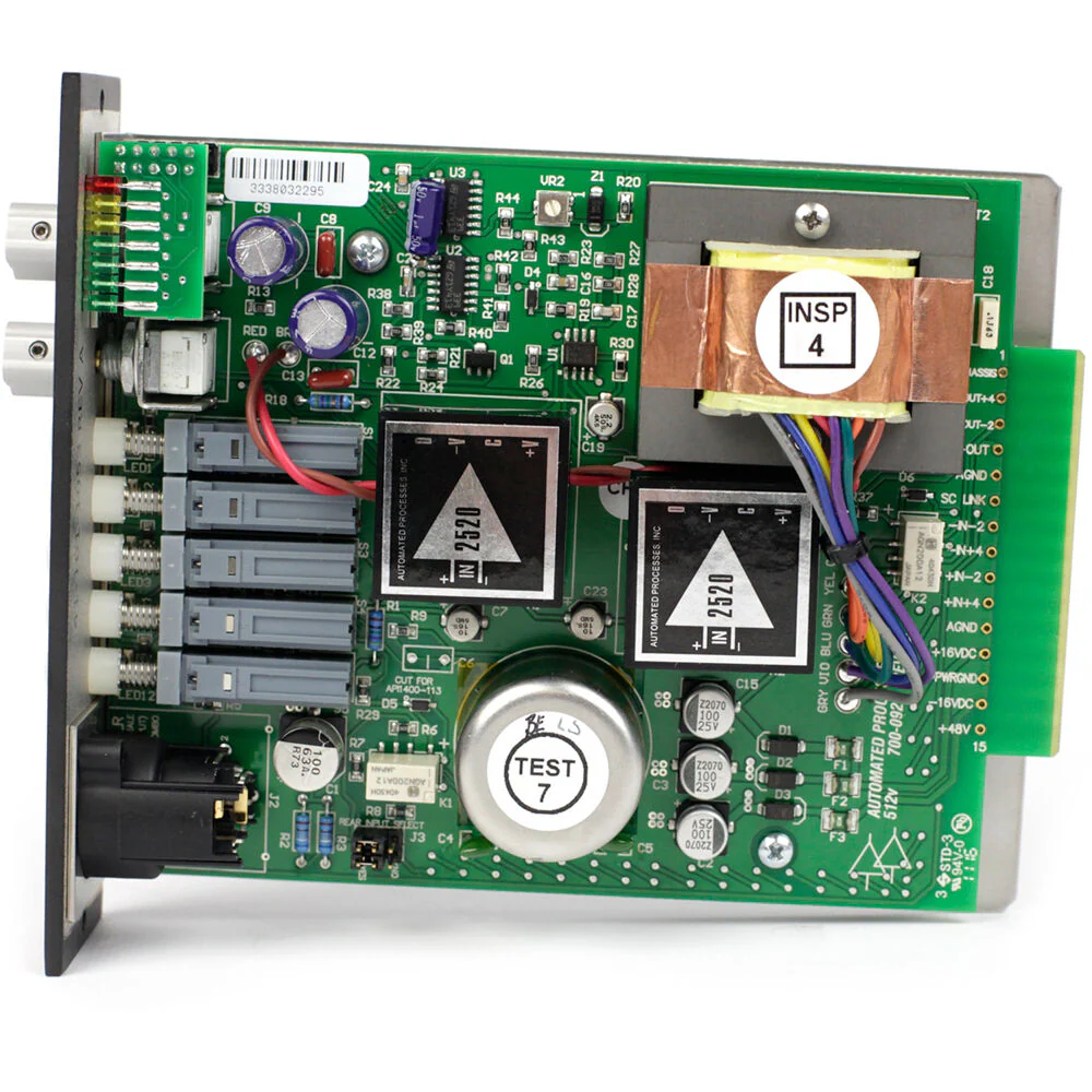 API AUDIO 512v 500-Series Mic/Line/Instrument Preamp and DI Module - Image 2