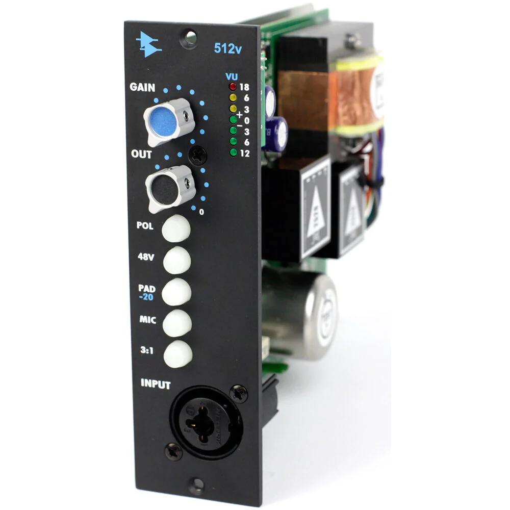 API AUDIO 512v 500-Series Mic/Line/Instrument Preamp and DI Module - Image 4