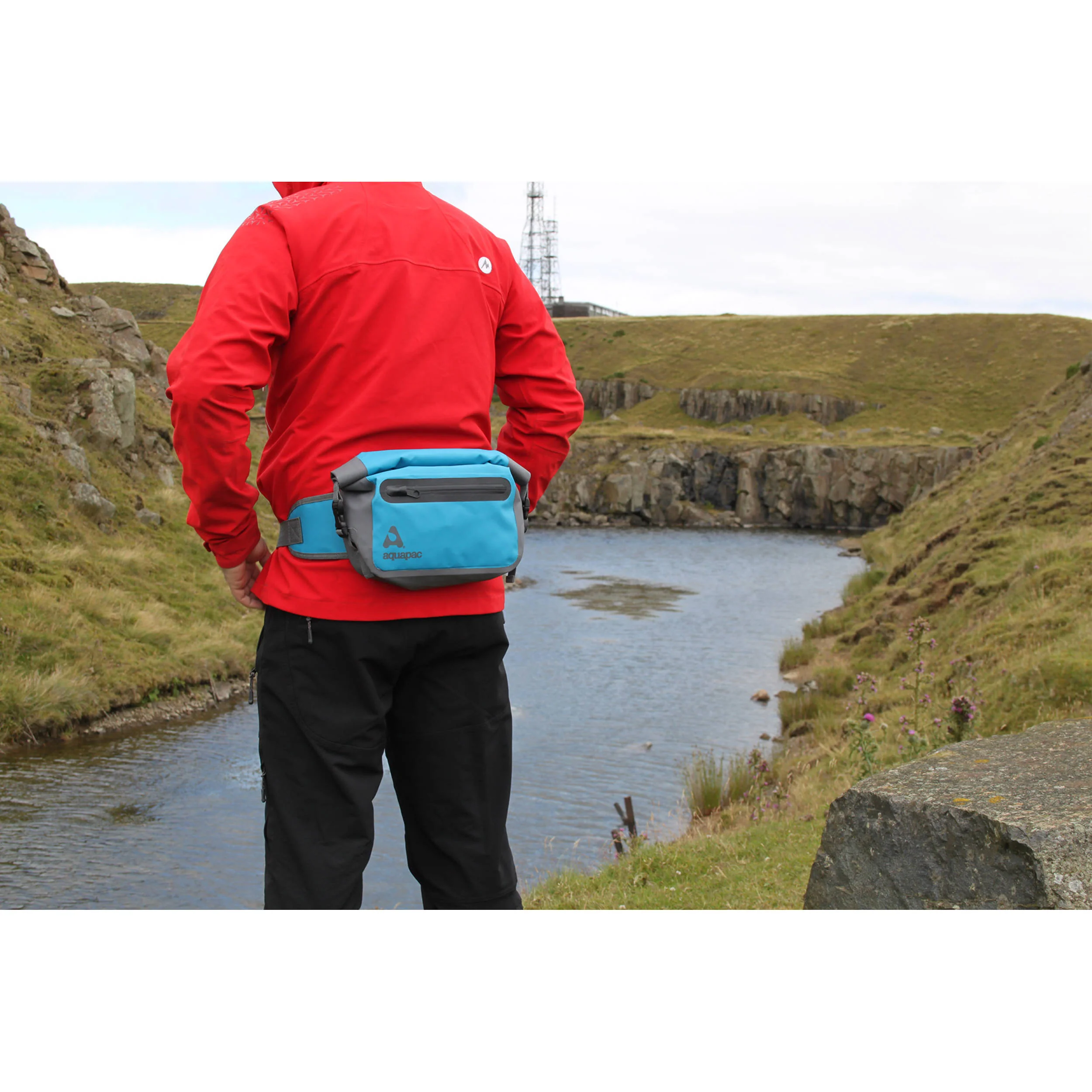 Aquapac Waterproof Waist Pack / Fanny Pack (Cool Blue) - Image 5