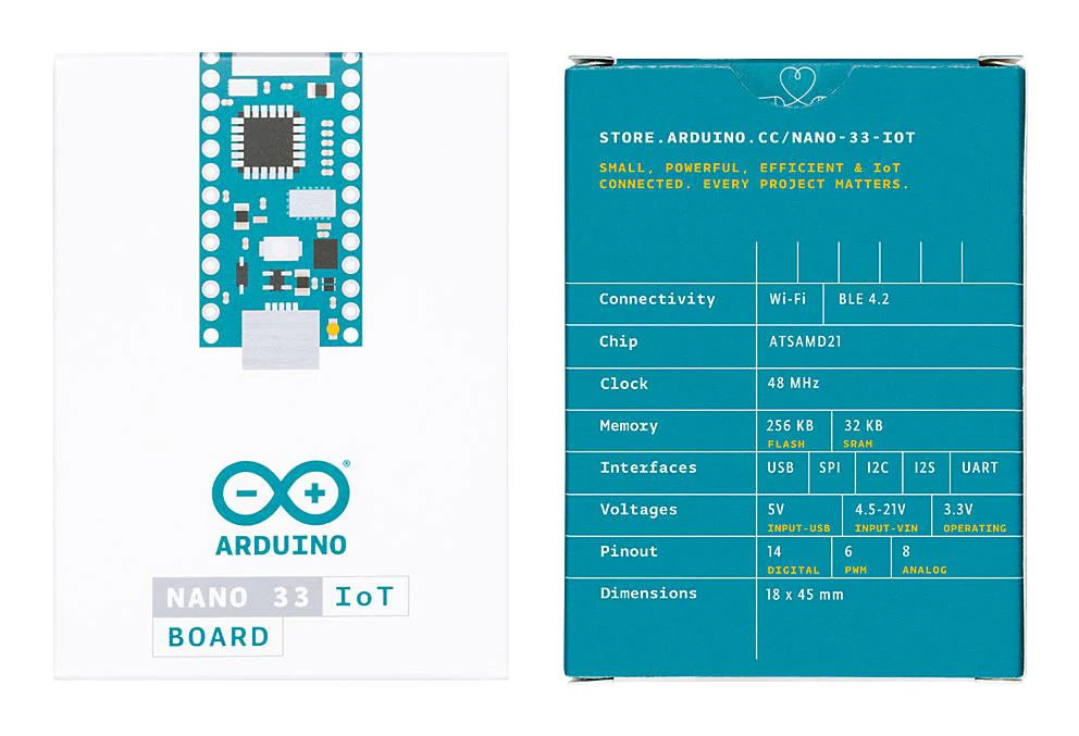 Arduino ABX00027 ABX00027 Development Board Nano 33 IoT ARM Cortex-M0+ CPU u-blox NINA-W102 - Image 5