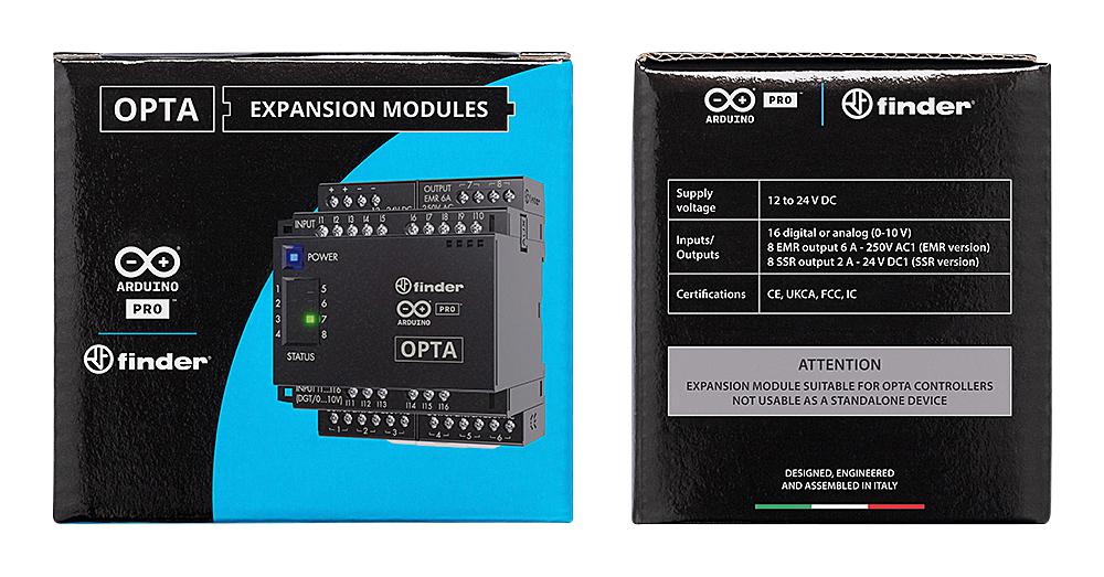 ARDUINO AFX00006 PLC, Solid State Relay, 16 Analog/Digital Inputs, 8 Relays Output, 24 VDC, IP20 - Image 5
