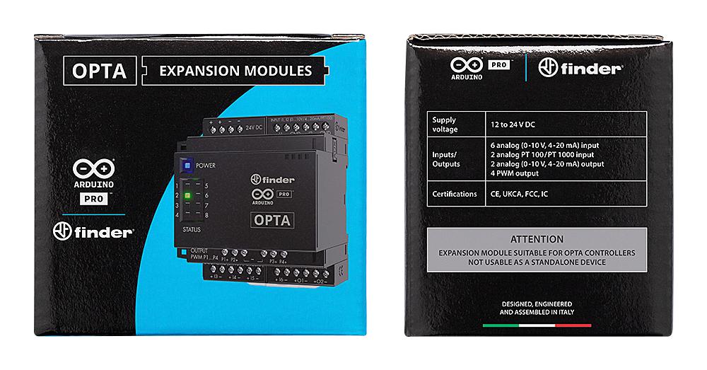 ARDUINO AFX00007 PLC, 8 Analog/Digital I/O, 12 to 24 VDC, IP20 - Image 5