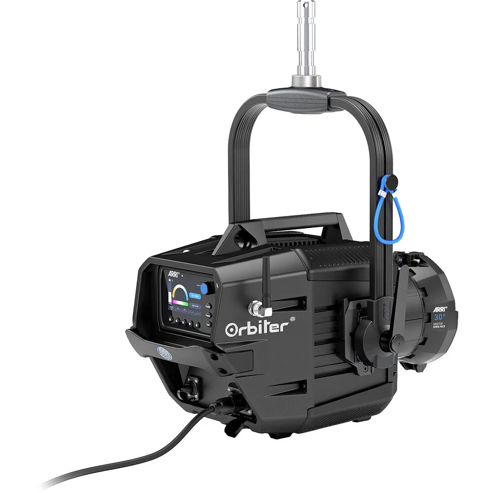 ARRI Orbiter LED Light with Open Face without Lens, Yoke & Cable (Black) - Image 3