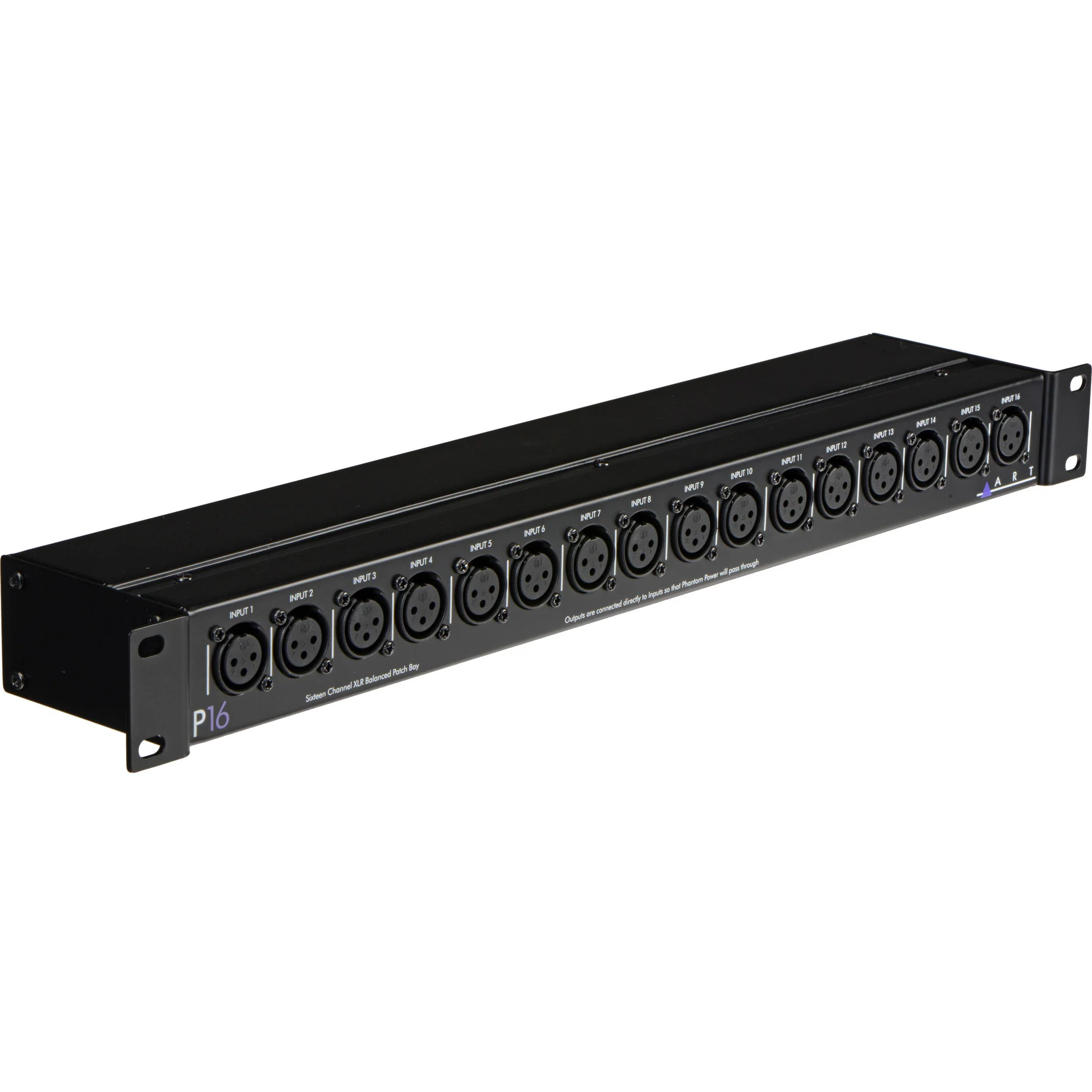ART P16 Rackmount Balanced XLR Patch Bay - Image 3