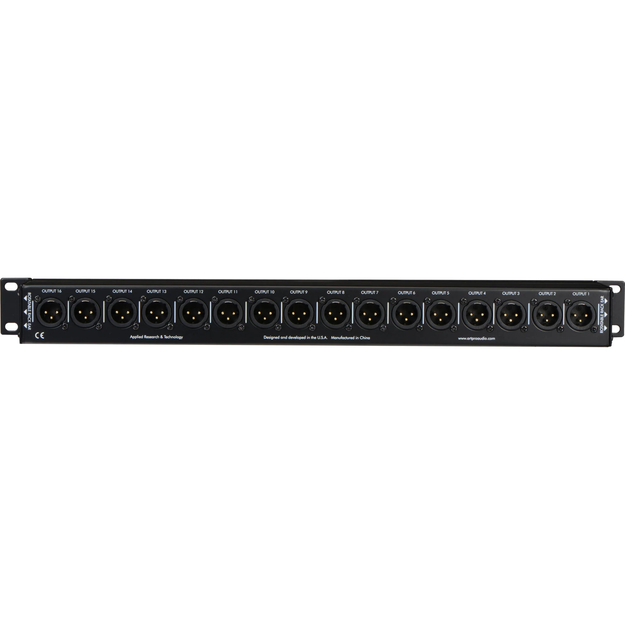 ART P16 Rackmount Balanced XLR Patch Bay - Image 4