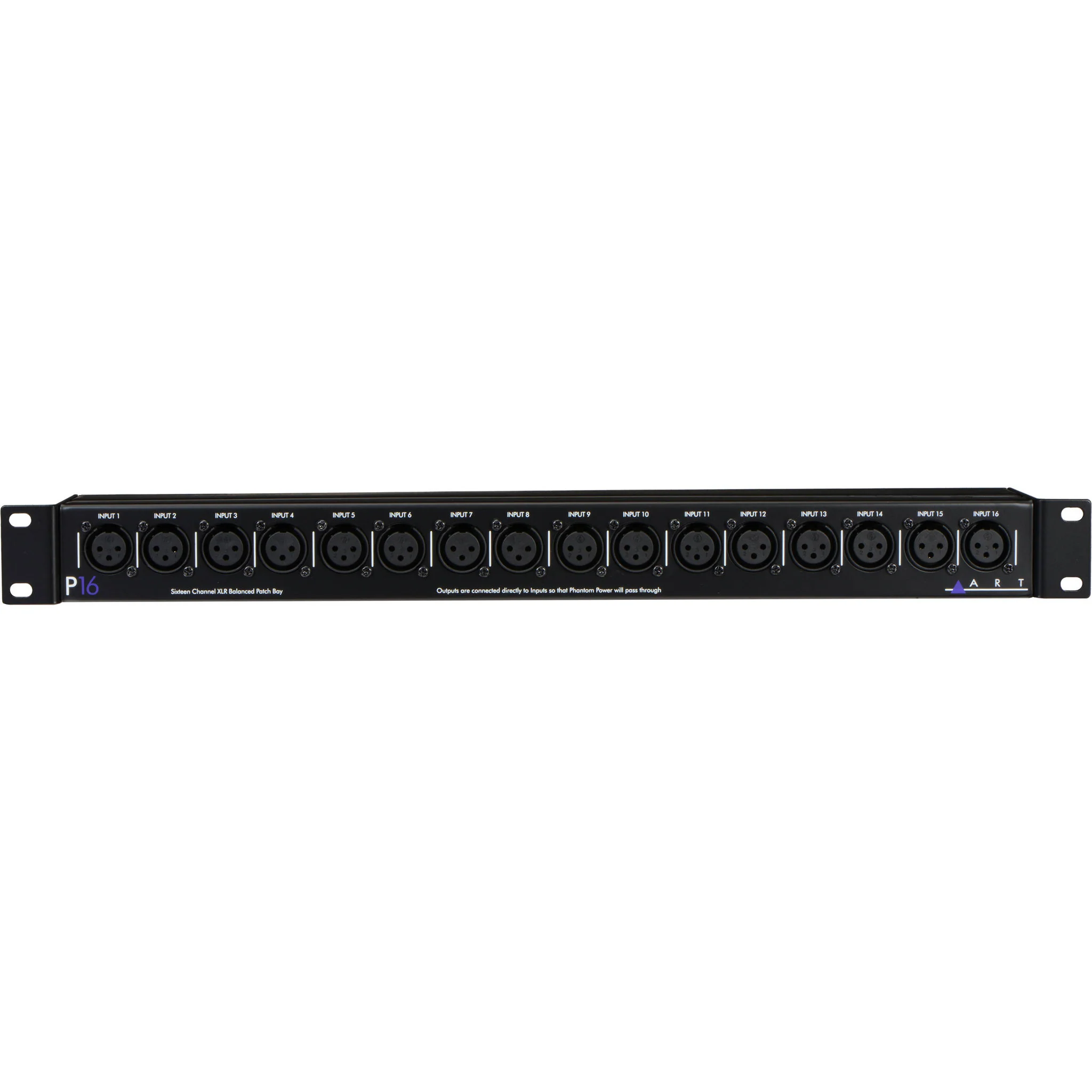 ART P16 Rackmount Balanced XLR Patch Bay - Image 5