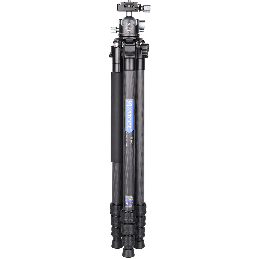 ARTCISE NS30C Compact Carbon Fiber Tripod with NB34 Ball Head - Image 3