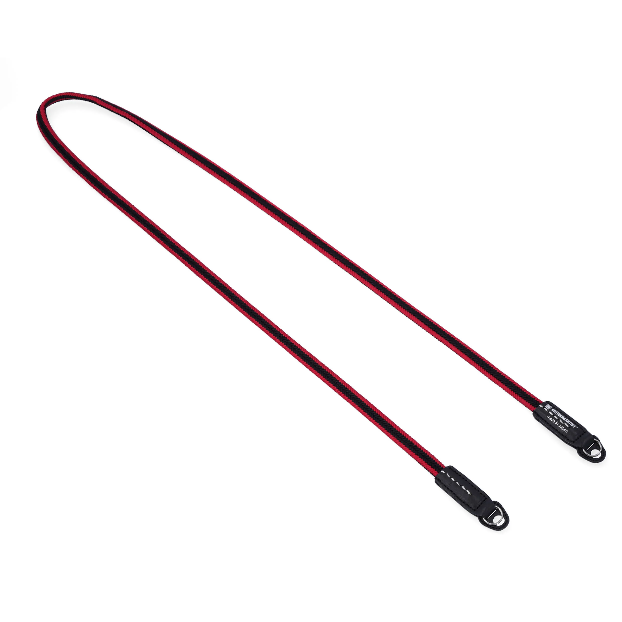 Artisan & Artist ACAM-320A Silk Cord Camera Strap (Black/Red) - Image 2