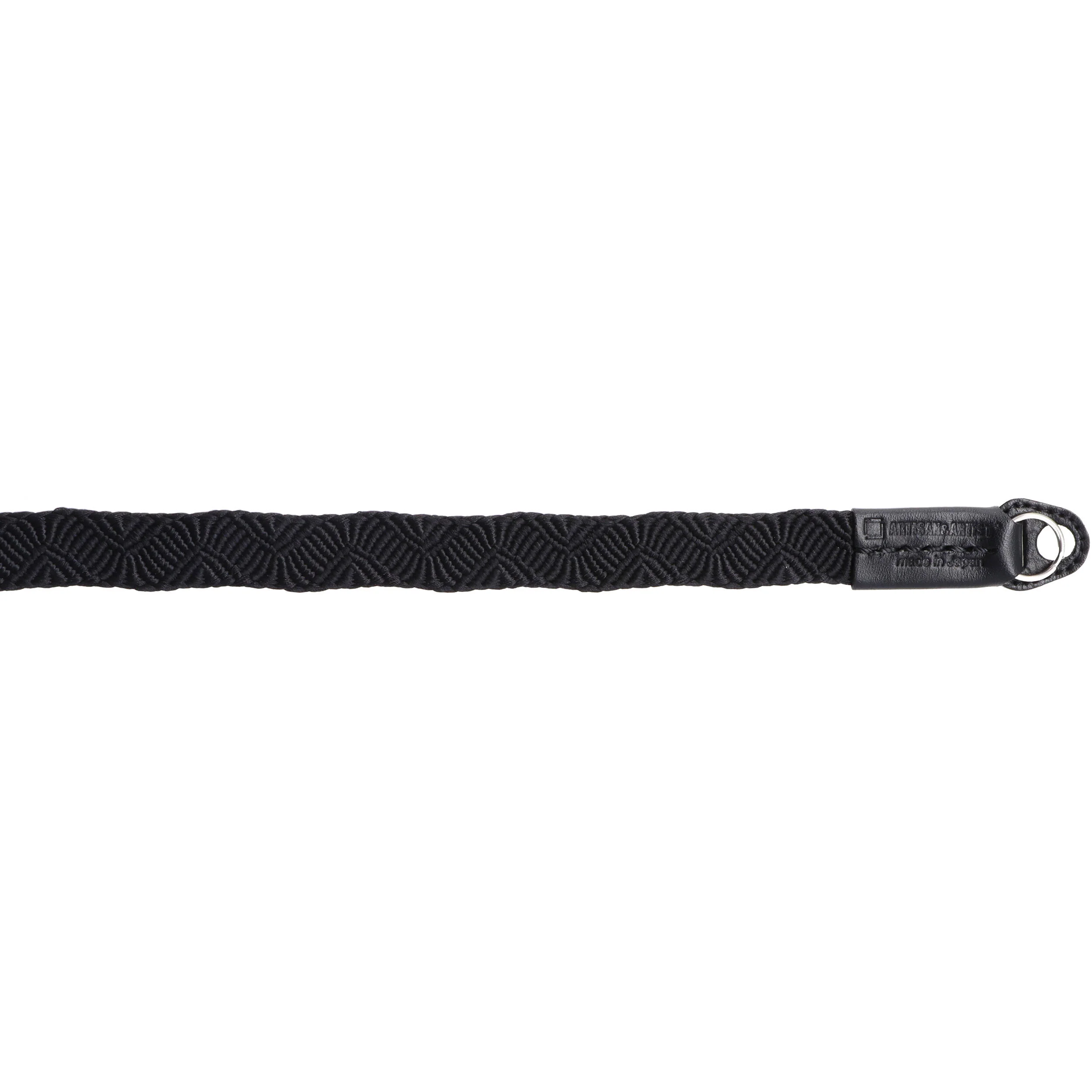 Artisan & Artist Sasanami Silk Strap (Black/Black, 38.5") - Image 2