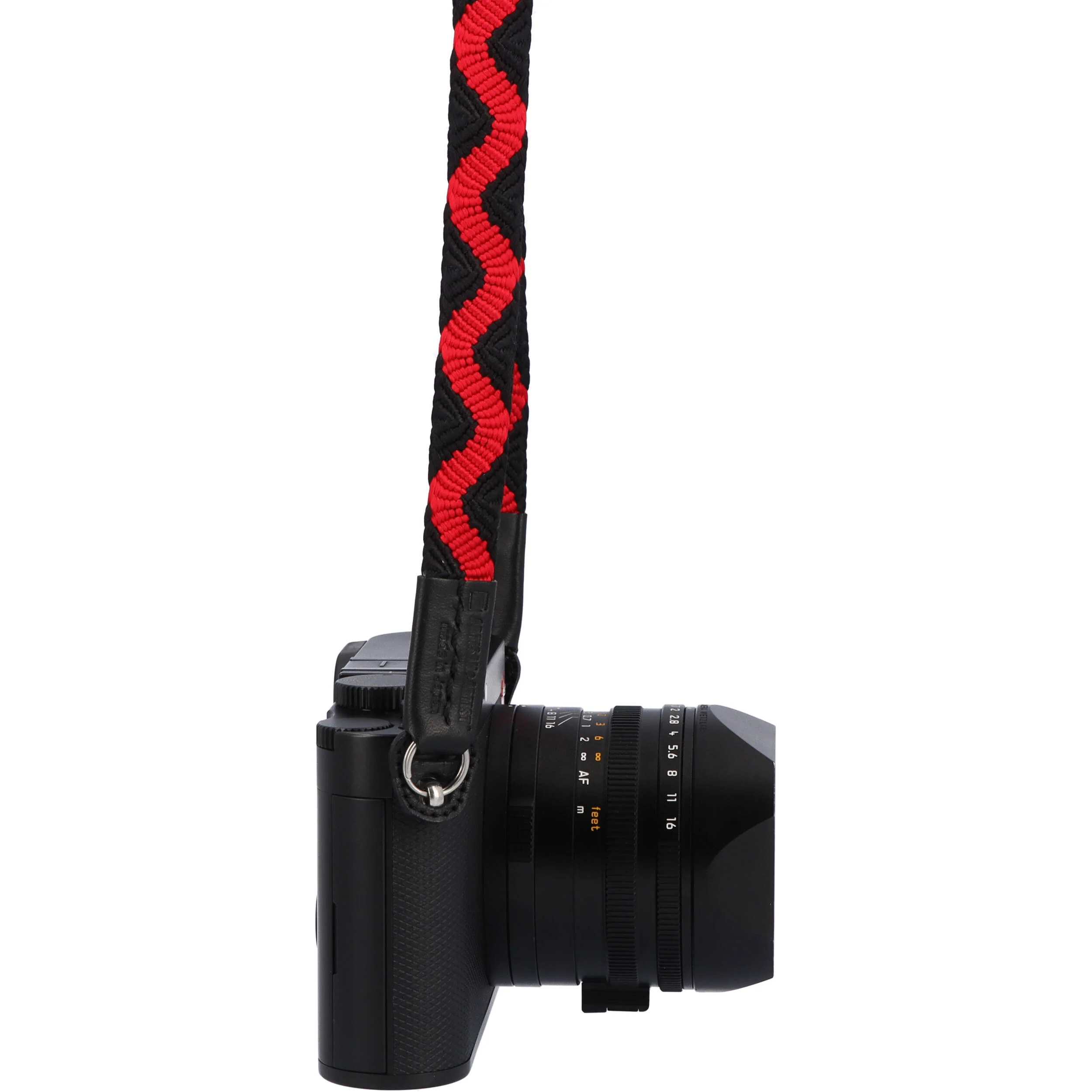 Artisan & Artist Sasanami Silk Strap (Black/Red, 38.5") - Image 4