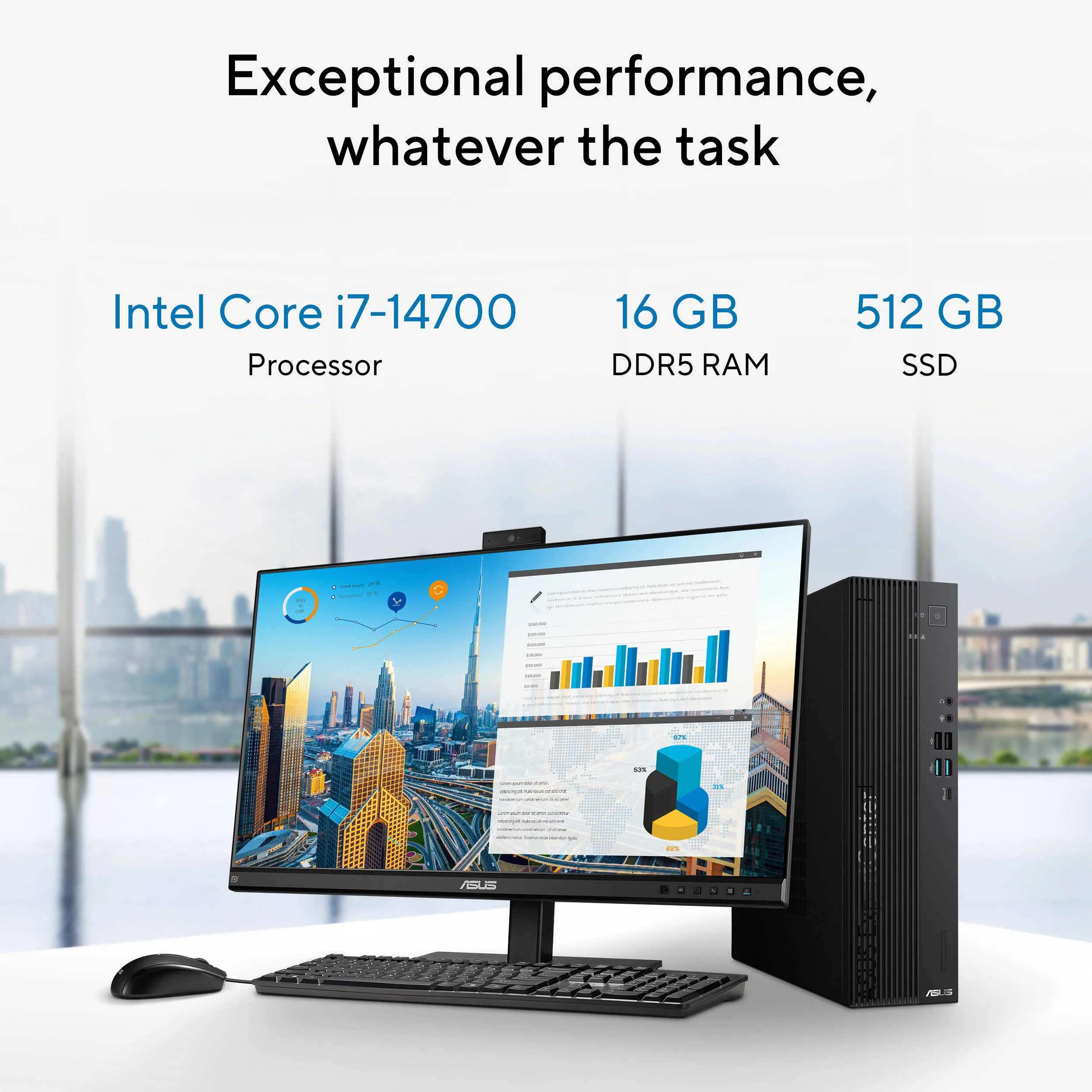 ASUS ExpertCenter D7 SFF Desktop Computer - Image 5