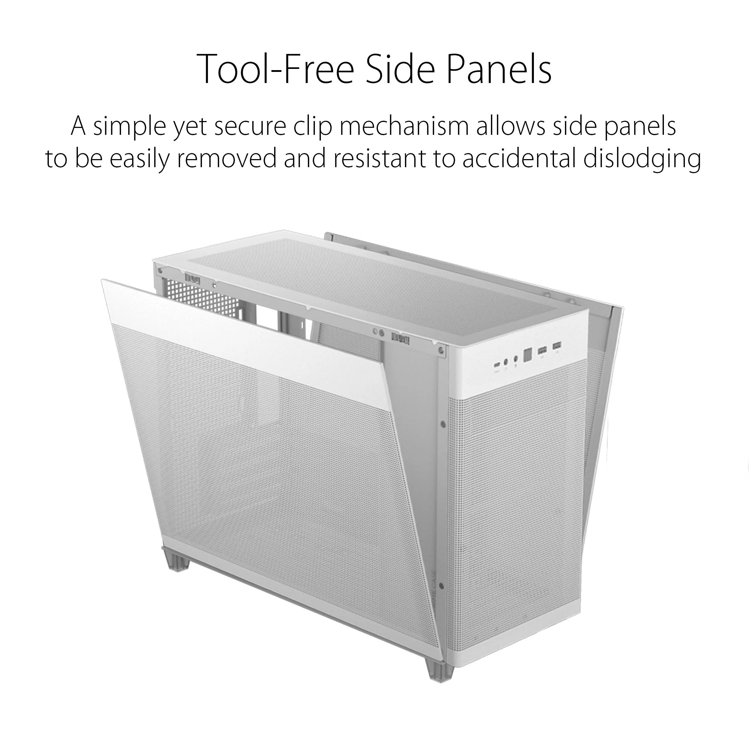 ASUS Prime AP201 Micro-ATX Case (White) - Image 5