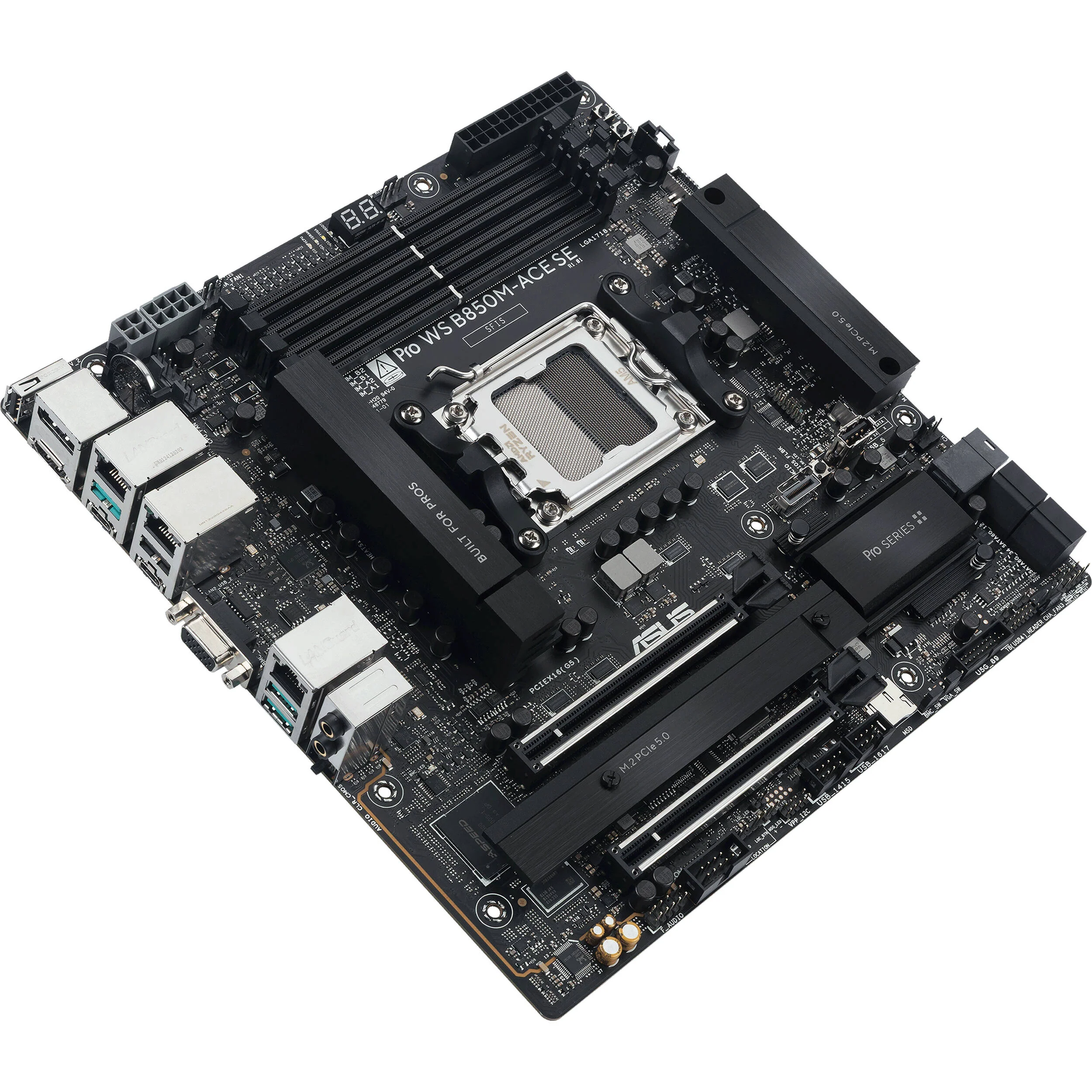 ASUS Pro WS B850M-ACE SE AM5 mATX Motherboard - Image 3
