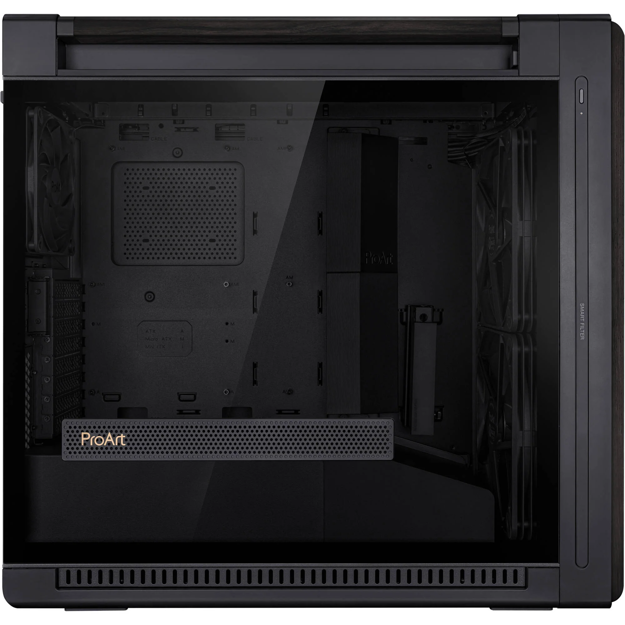 ASUS ProArt PA602 Wood Edition Mid-Tower Case (Black) - Image 7