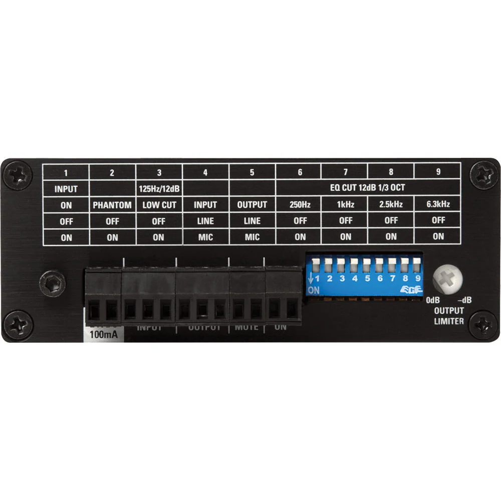 Atlas Sound TSD-ML11 1x1 Mic/Line Preamp with EQ and Mute - Image 4
