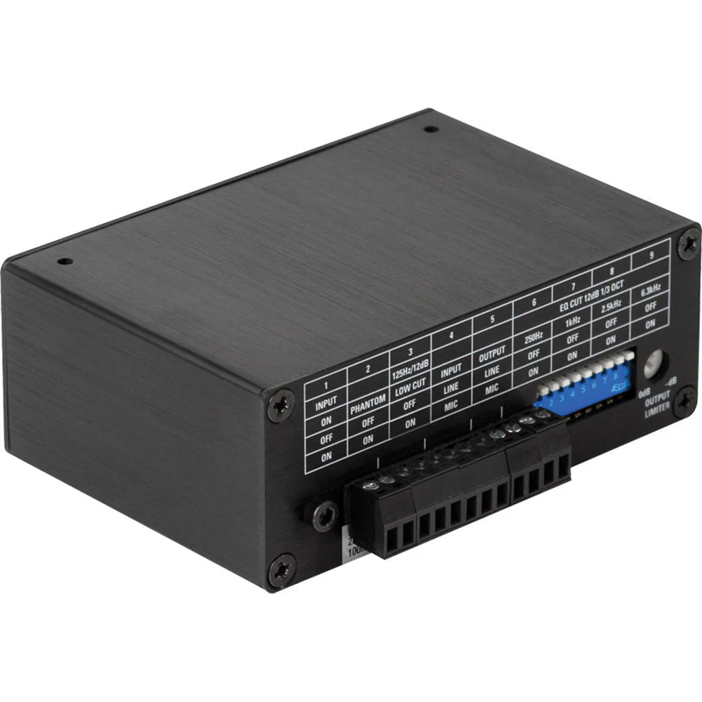 Atlas Sound TSD-ML11 1x1 Mic/Line Preamp with EQ and Mute - Image 5