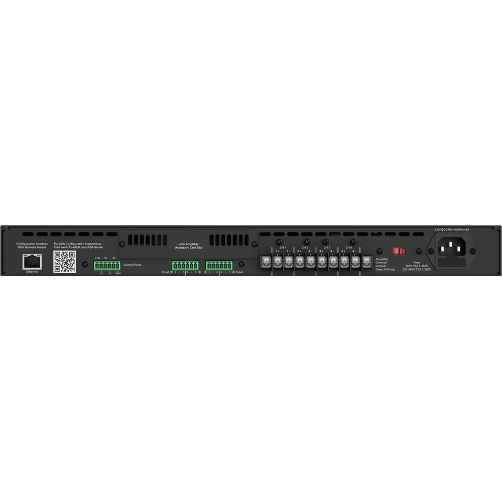AtlasIED Atmosphere 400W Networkable 4-Channel Power Amplifier - Image 3