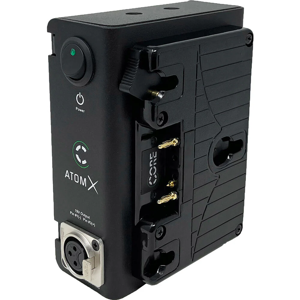Atomos AtomX/Core Power Box with 6.6' XLR Cable for NEON Monitor (Gold Mount) - Image 2
