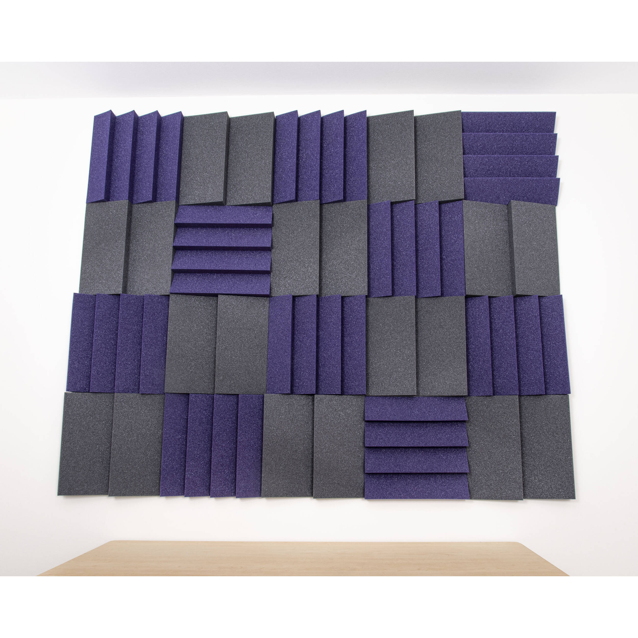 Auralex Streamer Starter Kit (20-Pack, Charcoal and Purple) - Image 3