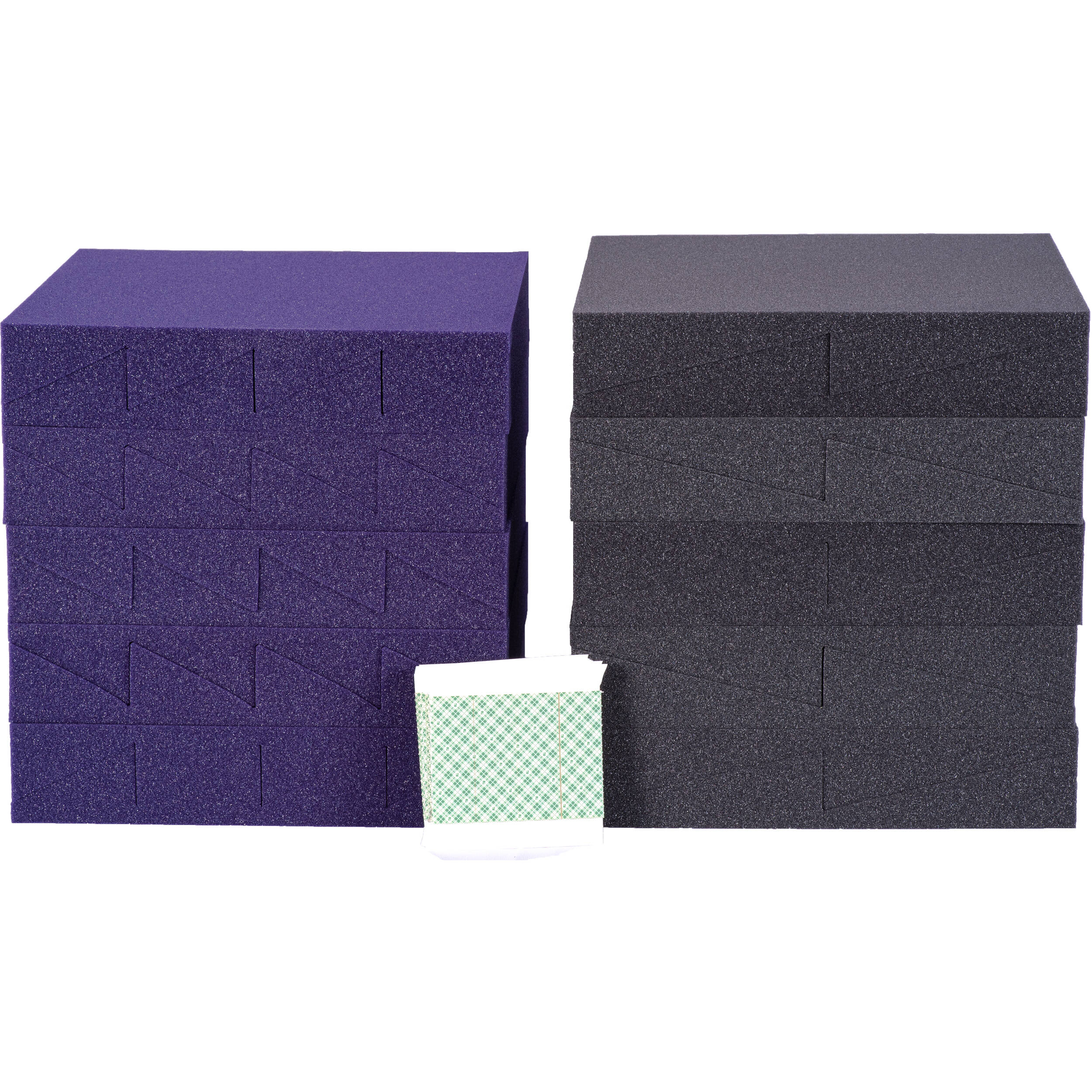 Auralex Streamer Starter Kit (20-Pack, Charcoal and Purple) - Image 4