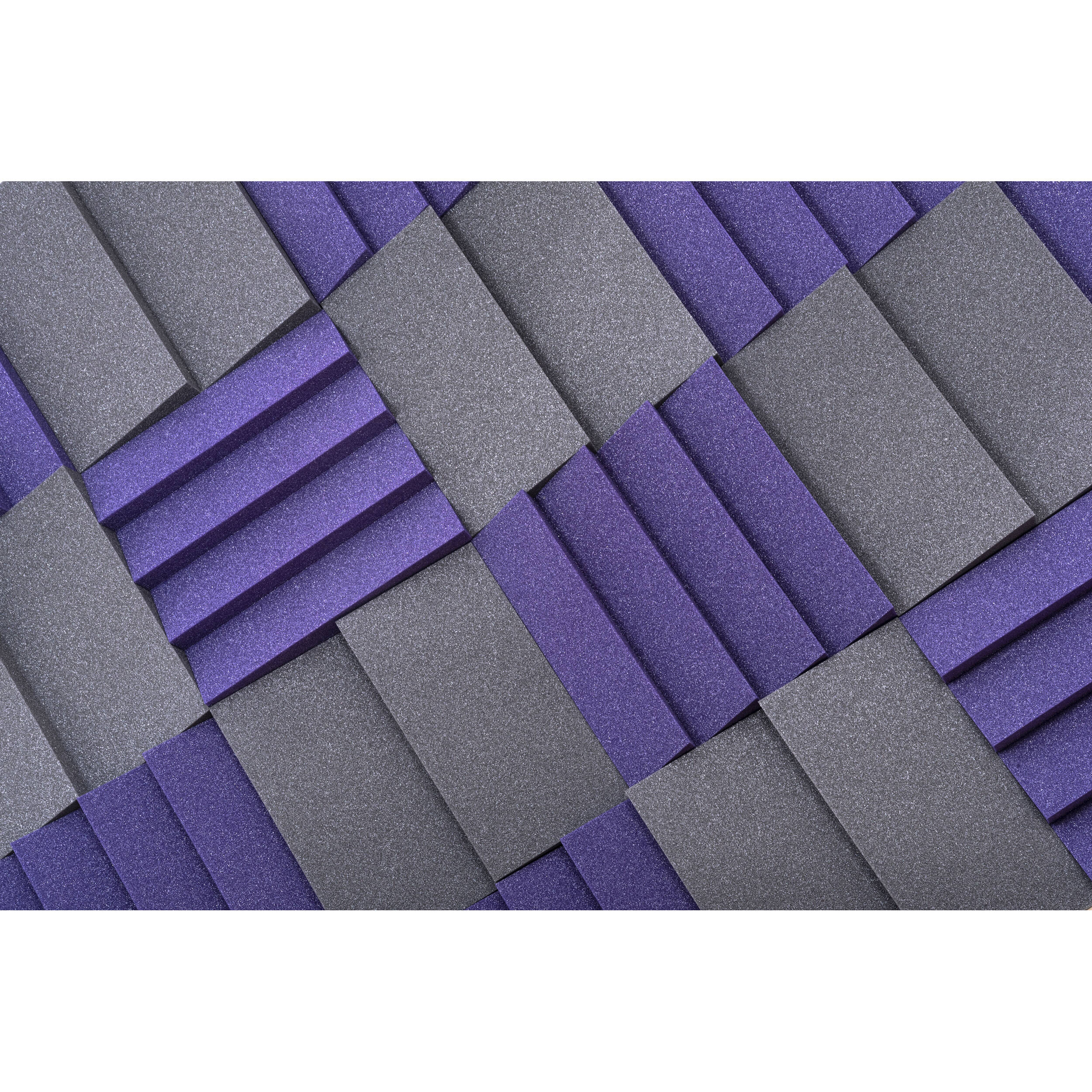 Auralex Streamer Starter Kit (20-Pack, Charcoal and Purple) - Image 5