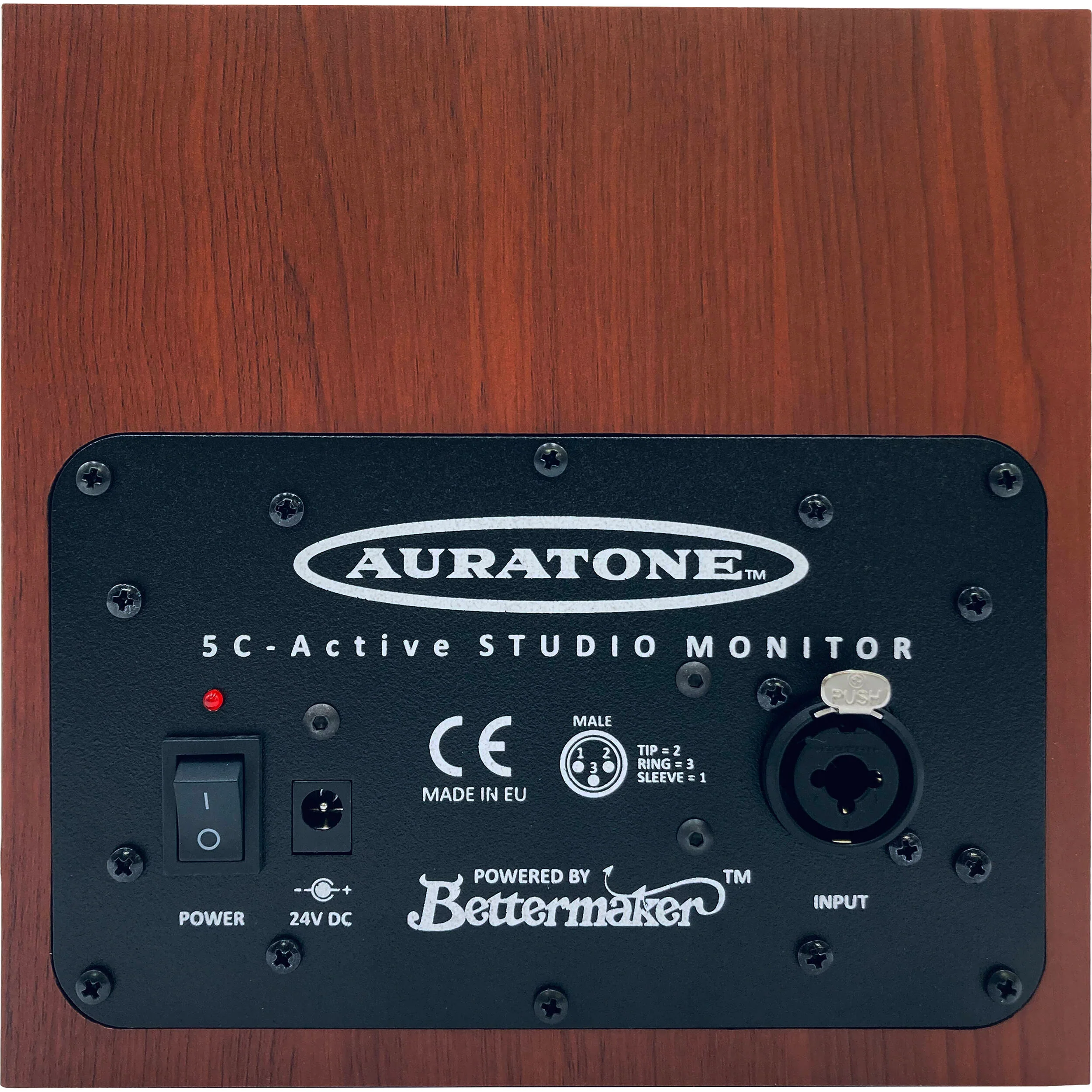 Auratone 5C Active Super Sound Cube Studio Monitor (Single, Wood Grain Finish) - Image 3
