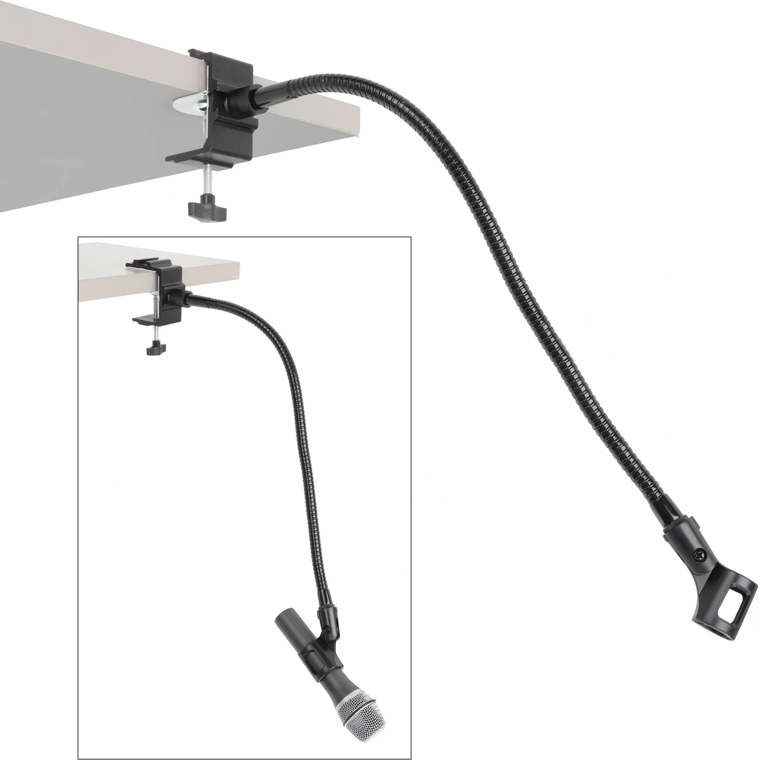 Auray GNCL-20 Heavy-Duty Gooseneck Microphone Clamp (20") - Image 3