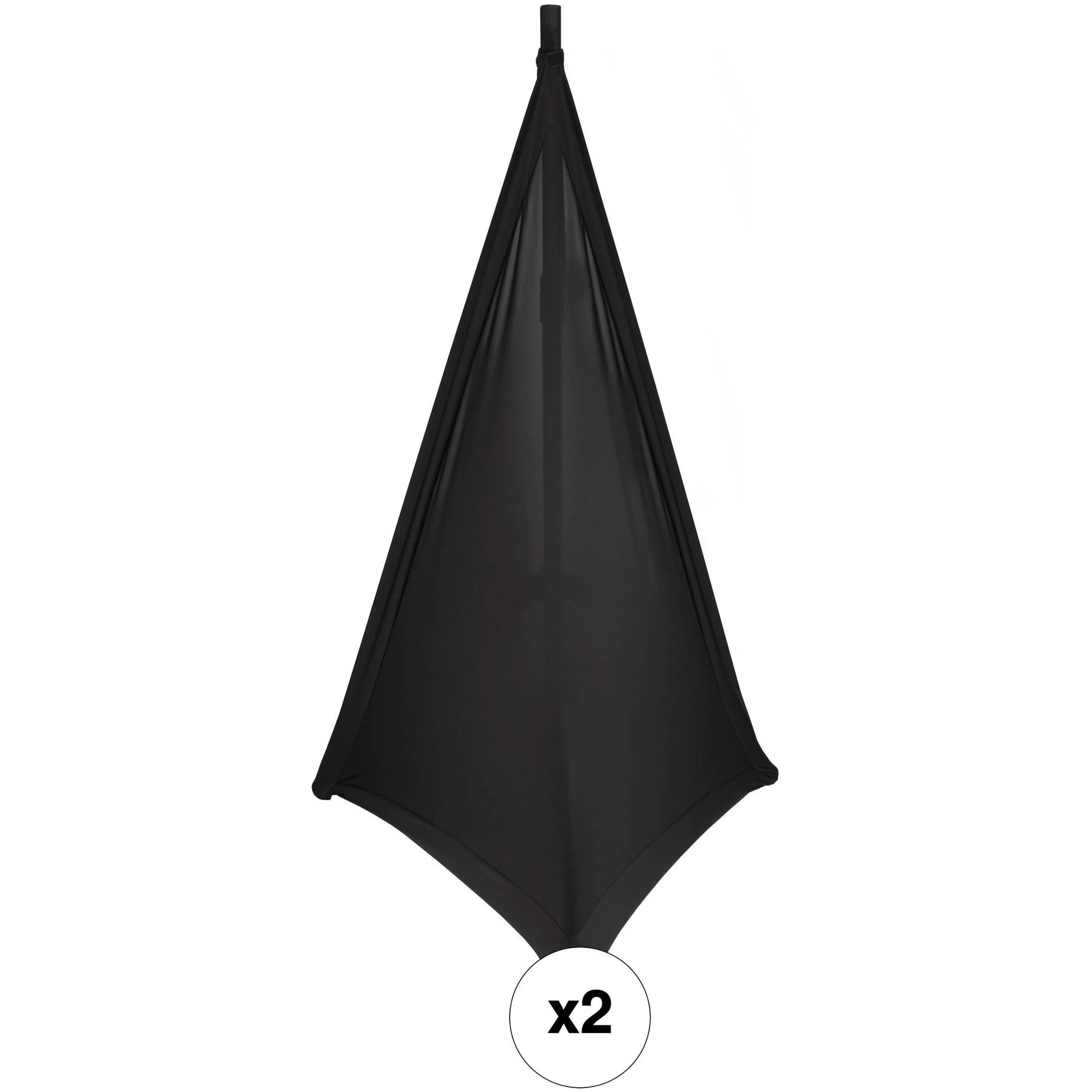 Auray SK-4SLSB Speaker and Lighting Stand Skirt Kit (2-Pack, Black) - Image 10