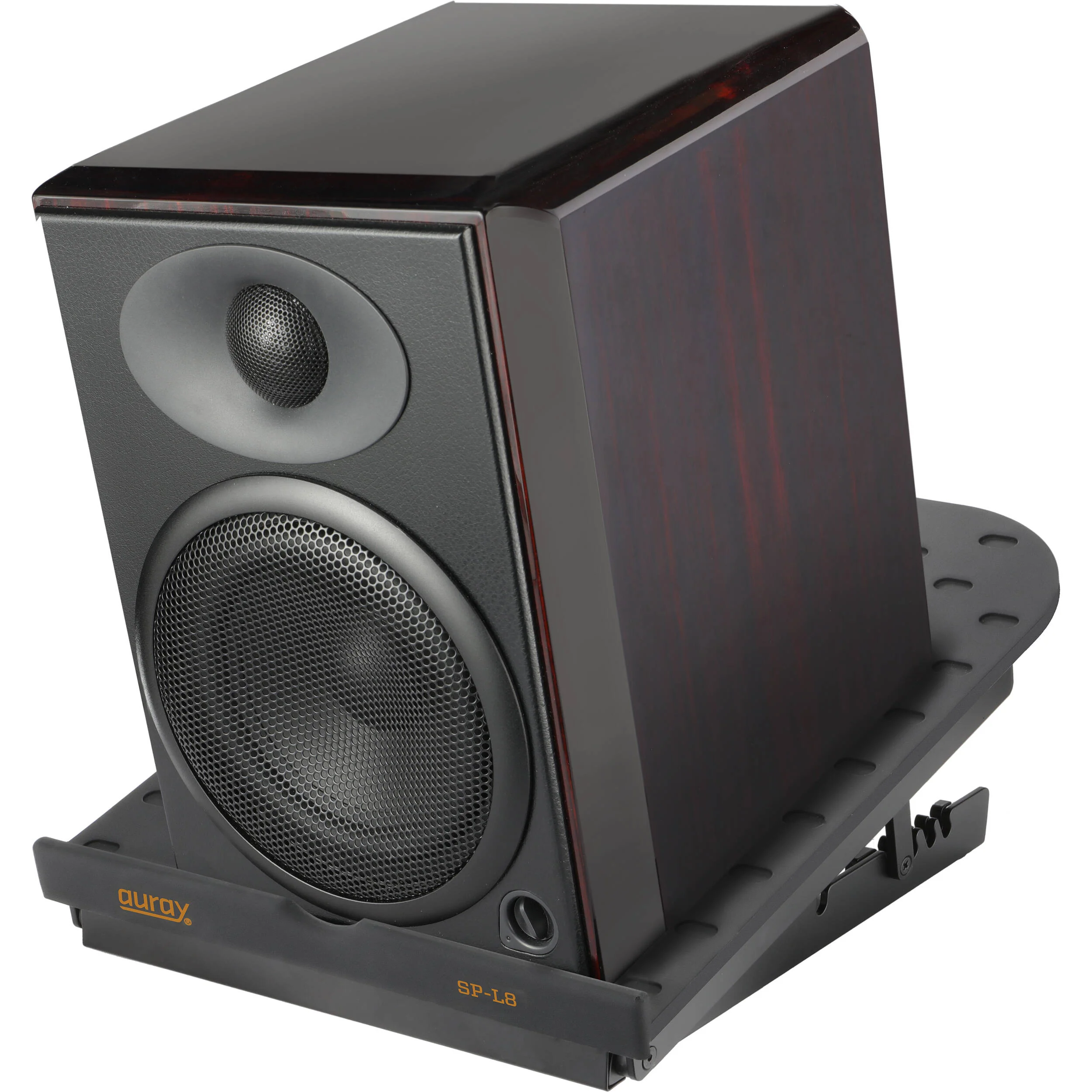 Auray SP-L8 Desktop Studio-Monitor Stand with ISO Pads (Pair, Large) - Image 7
