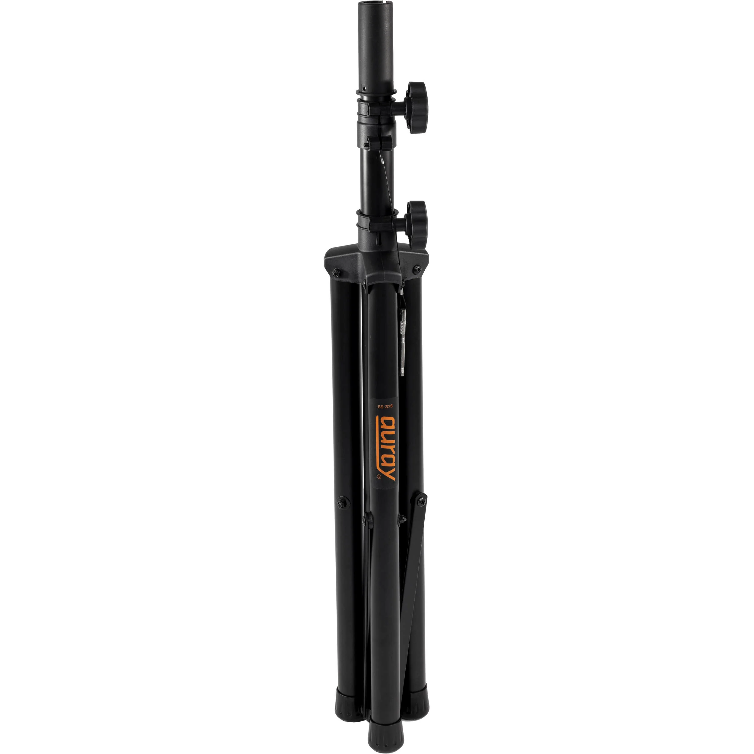 Auray SS-37S Height-Adjustable Medium-Height Steel Speaker Stand with Tripod Base - Image 5