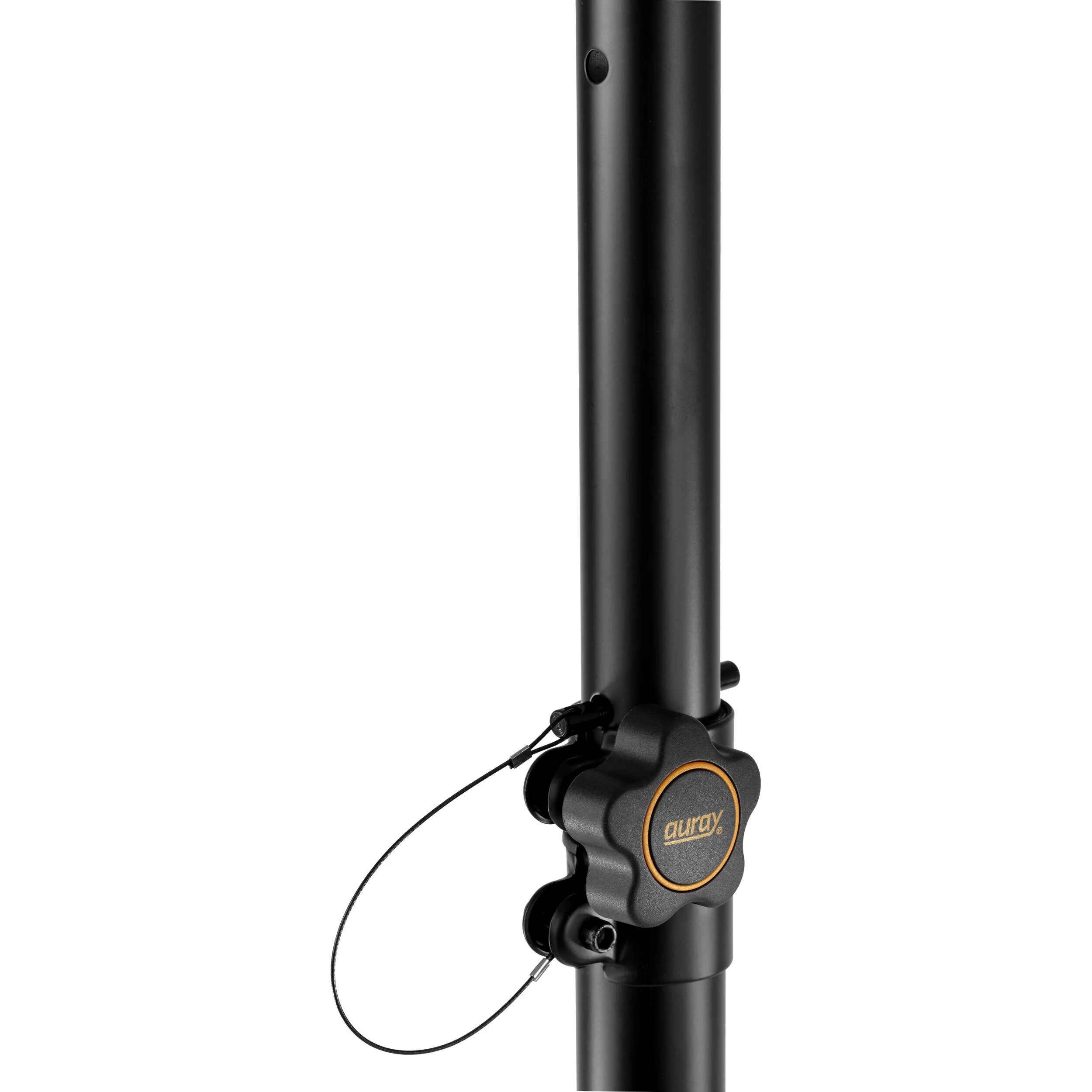 Auray SS-47S-PB Deluxe Height-Adjustable Steel Speaker Stands with Tripod Base and Carrying Case - Image 8