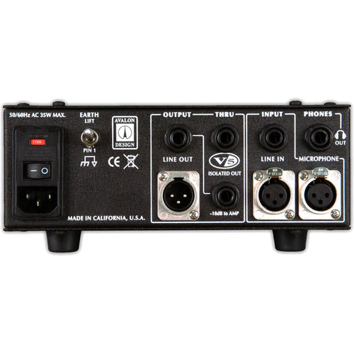 Avalon Design V5 Pure Class A Microphone Preamplifier (Black) - Image 2