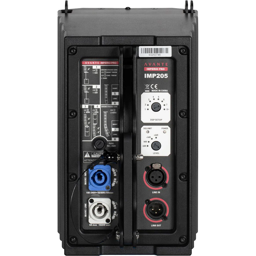 Avante Audio Imperio Pro IMP205 440W Active Line Array Speaker Module (Black) - Image 3