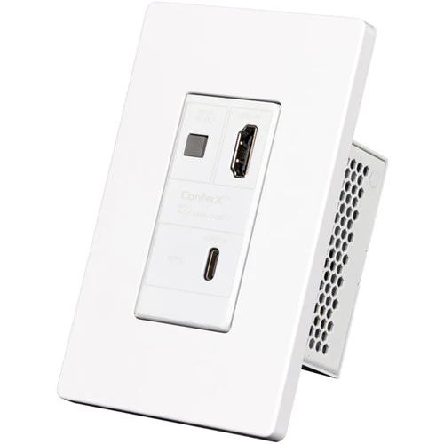 AVPro Edge ConferX HDMI/USB Type-C over HDBaseT Wall Plate Transmitter (White) - Image 6