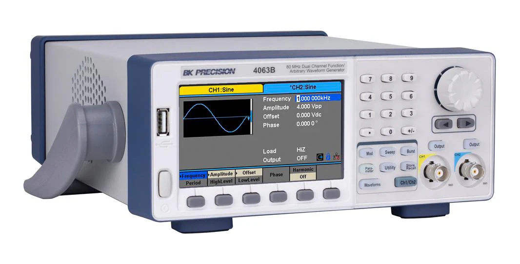 B&amp;K Precision BK4063B Function/Arbitrary Waveform Generator Dual Channel 80MHz 3 Year Warranty - Image 3