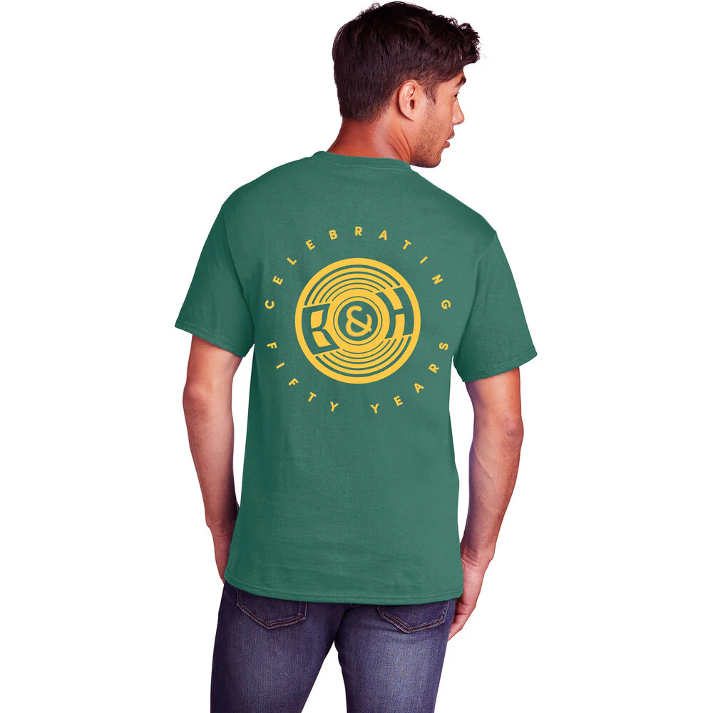 B&H Photo Video Commemorative T-Shirt with 1973 B&H Logo Graphics (Green, XXL, Special 50th Anniversary Edition) - Image 2