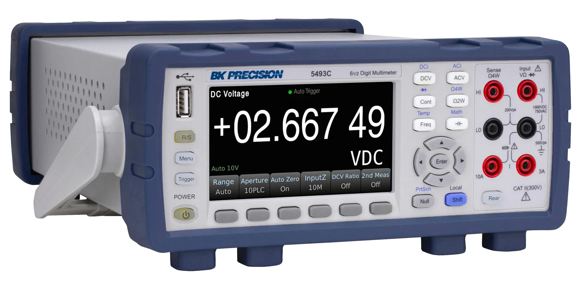 B&K PRECISION BK5493C Bench Digital Multimeter, 6.5, LAN, RS232, USB, 10 A, 750 V, 100 Mohm, 5490C Series - Image 3
