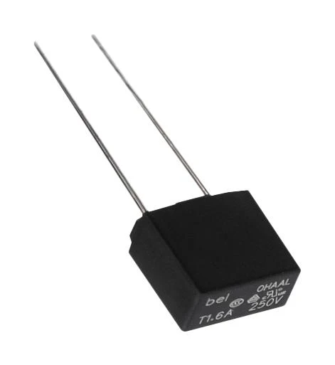 BEL FUSE 0HAAL3150-02 Fuse, PCB Leaded, 3.15 A, 250 V, 0HAAL Series, Time Delay, Radial Leaded