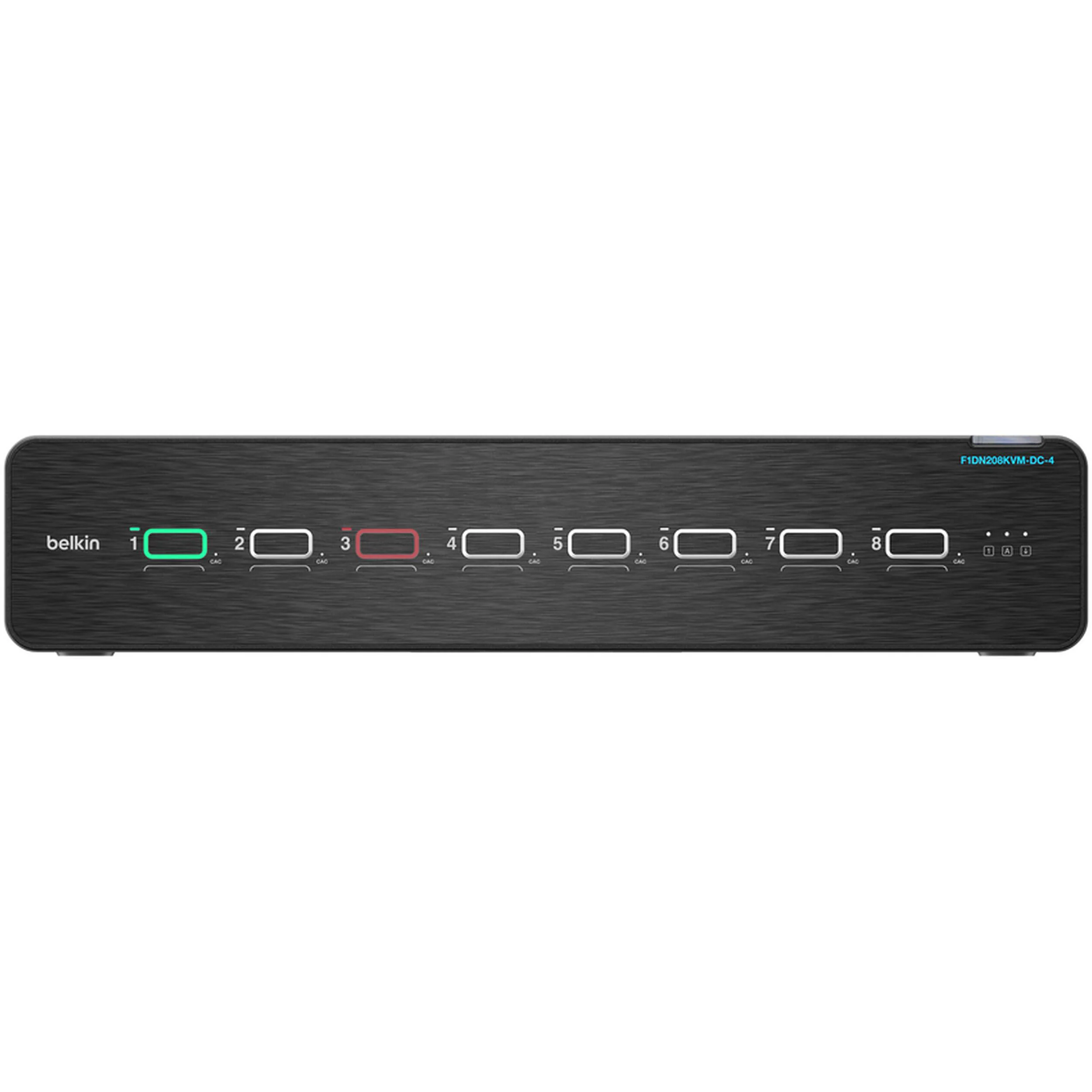 Belkin Universal 8-Port Dual-Head DisplayPort Secure KVM Switch with CAC - Image 2