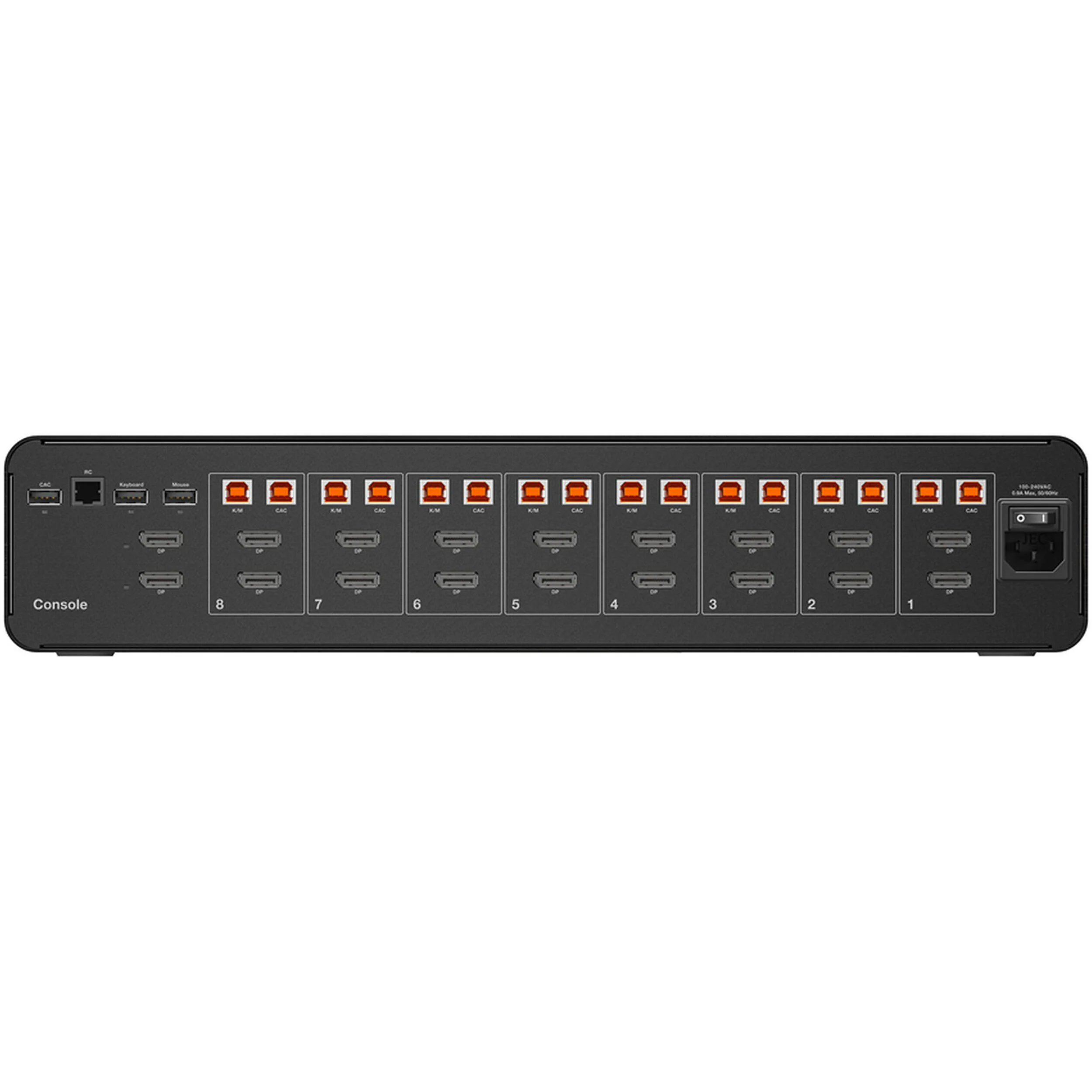 Belkin Universal 8-Port Dual-Head DisplayPort Secure KVM Switch with CAC - Image 4